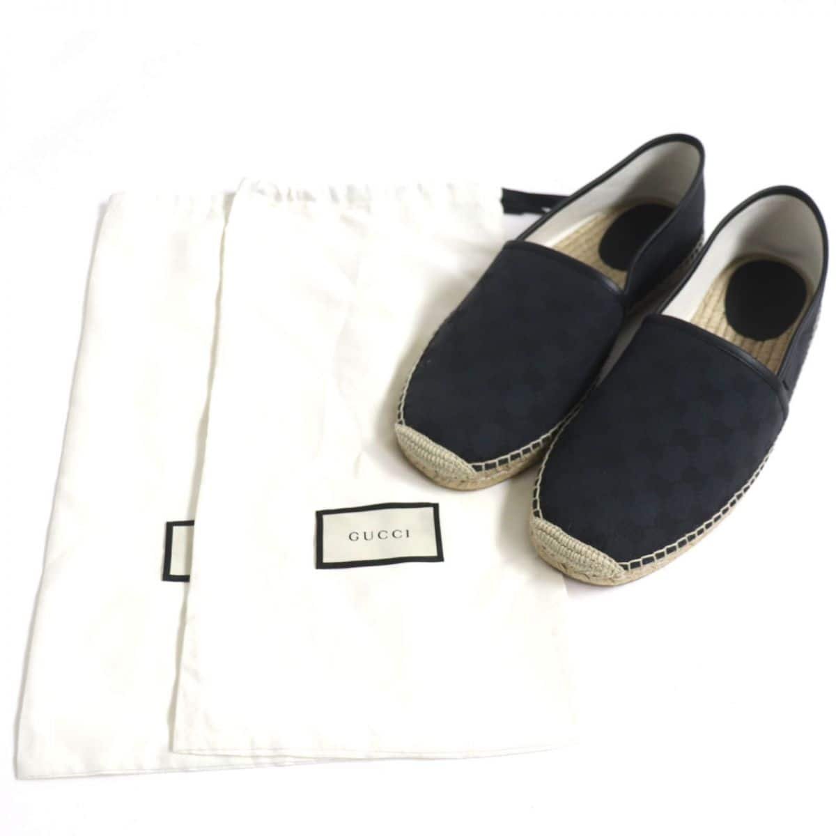 GUCCI Slip-on canvas black 11 | AlmaBagz