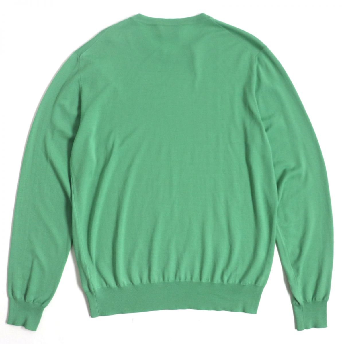 HERMES knit Main: 100% wool green mens L Used | AlmaBagz - Image 2