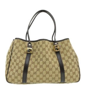 GUCCI Interlocking GG Canvas Tote Bag Beige  pg1427 | AlmaBagz