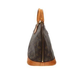 LOUIS VUITTON Alma Handbag in Brown Canvas | AlmaBagz