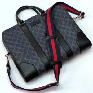 Gucci GG Supreme Men's Briefcase | AlmaBagz