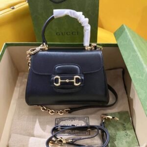 Gucci Horsebit 1955 mini bag black leather | AlmaBagz