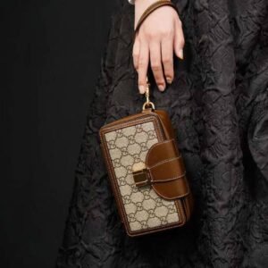 Gucci GG-Supreme mini canvas and leather cross-body bag | AlmaBagz