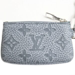 LOUIS VUITTON Pochette Taurillon Clemence Leather granite gray mens(Unisex) Used | AlmaBagz