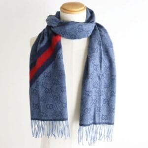 GUCCI Stall Main: 75% wool, Main: 25% alpaca Midnight blue mens Used | AlmaBagz