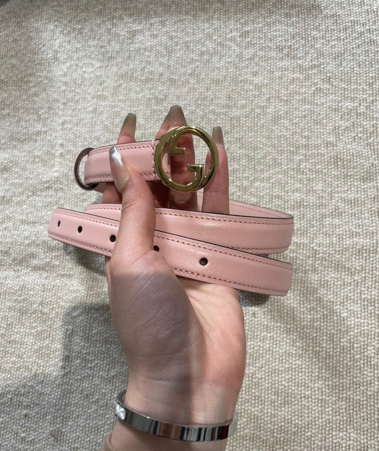 Gucci Blondie W20MM Women's Belt Pink | AlmaBagz