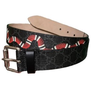 Gucci GG Kingsnake Black Belt | AlmaBagz