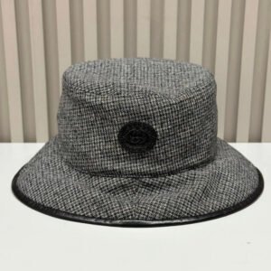 Gucci Reversible Bucket Hat Gray XXL | AlmaBagz