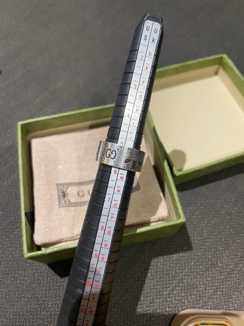 Gucci Adidas Sterling Silver Ring | AlmaBagz - Image 4