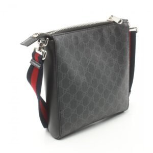 GUCCI GG Supreme Small Messenger bag Shoulder bag PVC leather black multicolor 881991 | AlmaBagz