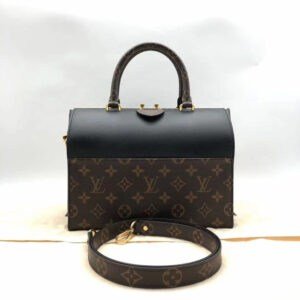Louis Vuitton Speedy 25 Doctor Bag Monogram Canvas Black | AlmaBagz