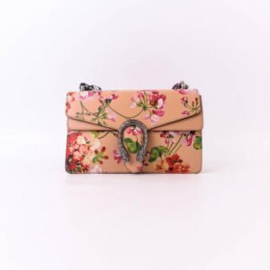Gucci Dionysus Medium Floral Print Leather Bag - Beige Multi-Color | AlmaBagz