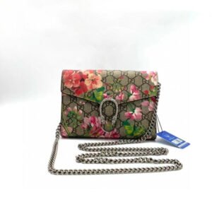 Gucci Dionysus Chain Bag Medium Floral Print with Beige Trim | AlmaBagz