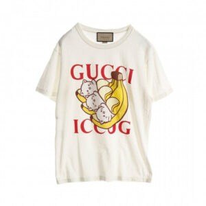 Gucci Collaboration Men's T-Shirt White XS with Unique Print Design | AlmaBagz