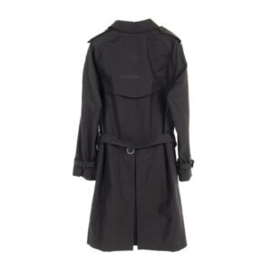 Gucci Black Trench Coat Size 40 Women's Outerwear Fashionable Long Jacket | AlmaBagz