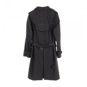 Gucci Black Trench Coat Size 40 Women's Outerwear Fashionable Long Jacket | AlmaBagz