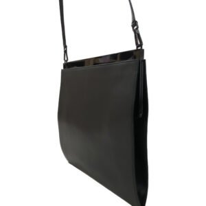 Gucci Black Leather Shoulder Bag Medium Size | AlmaBagz