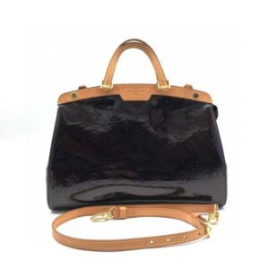 Louis Vuitton Brea Black Patent Leather Two Way Bag Medium | AlmaBagz