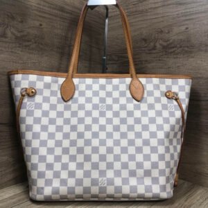 Louis Vuitton Neverfull MM Damier Azur Tote Bag | AlmaBagz