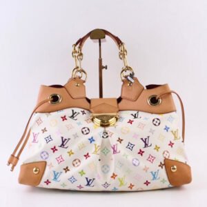 Louis Vuitton Multicolor Ursula Bag White Large | AlmaBagz
