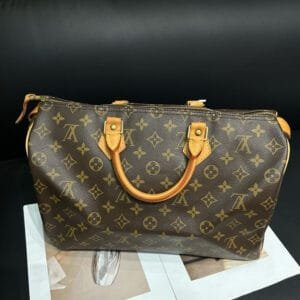Louis Vuitton Speedy 35 Monogram Brown Handbag | AlmaBagz