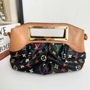 Louis Vuitton Judy Multicolor Black Handbag | AlmaBagz