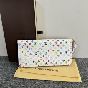 Louis Vuitton Multicolor Sarah Wallet White | AlmaBagz