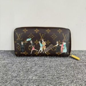 Louis Vuitton Monogram Illustration Brown Clutch | AlmaBagz