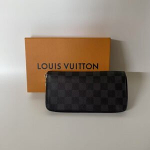 Louis Vuitton Damier Graphite Zippy Wallet | AlmaBagz
