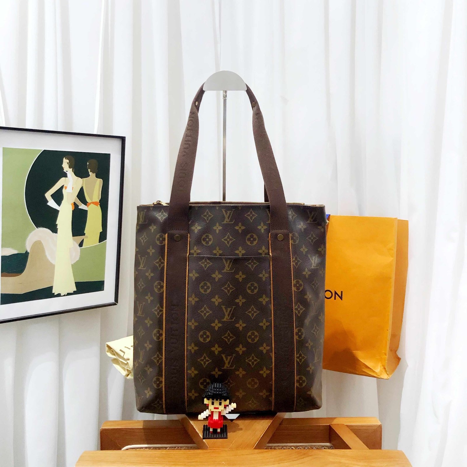 Louis Vuitton Cabas Tote Bag Monogram Brown | AlmaBagz