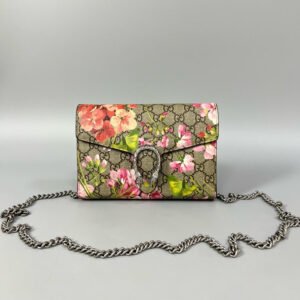 Gucci Dionysus Blooms Print Wallet on Chain | AlmaBagz
