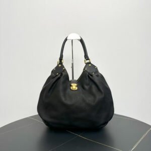 Louis Vuitton Mahina L Tote Bag Black Large | AlmaBagz