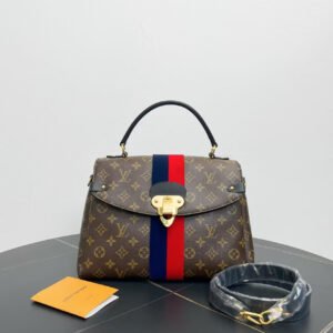 Louis Vuitton Monogram Canvas Two-Way Bag Brown Satchel | AlmaBagz