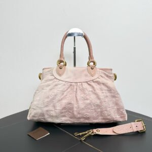 Louis Vuitton Mahina Beige Two-Way Bag - Preloved Designer Handbag | AlmaBagz