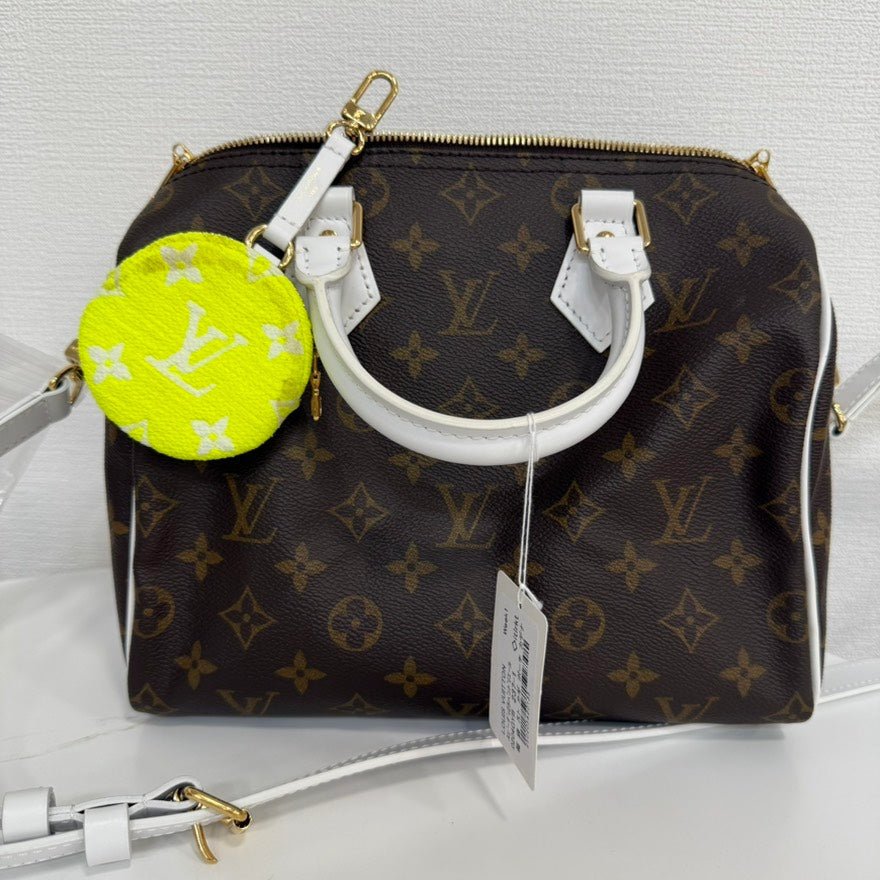 Louis Vuitton Monogram Speedy 25 2way Bag Brown Top Handle Bag - Limited Preloved | AlmaBagz