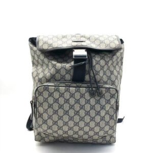 Gucci Vintage GG Canvas Backpack Grey - Preloved Gucci Backpack JS0829 | AlmaBagz