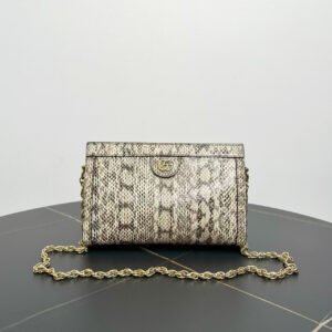 Gucci Ophidia Shoulder Bag Beige Leather Type | AlmaBagz