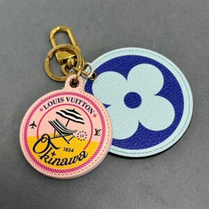 Louis Vuitton Okinawa Charm Pink Keychain | AlmaBagz