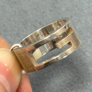 Gucci Interlocking G Silver Ring | AlmaBagz