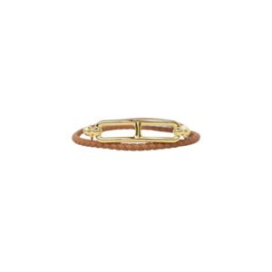 HERMES Roulis Double Tour Bracelet Brown Bracelets | AlmaBagz