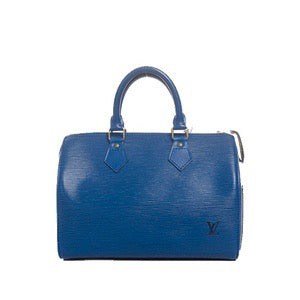 Louis Vuitton Speedy 30 Blue Satchel/Top Handle Bag - Preloved and | AlmaBagz