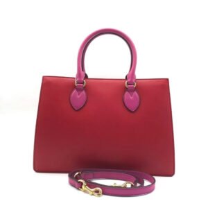 Gucci Red and Pink Satchel Bag - Preloved tdt0845 | AlmaBagz