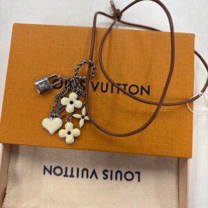 Louis Vuitton Charm Necklace with Ivory Accents | AlmaBagz