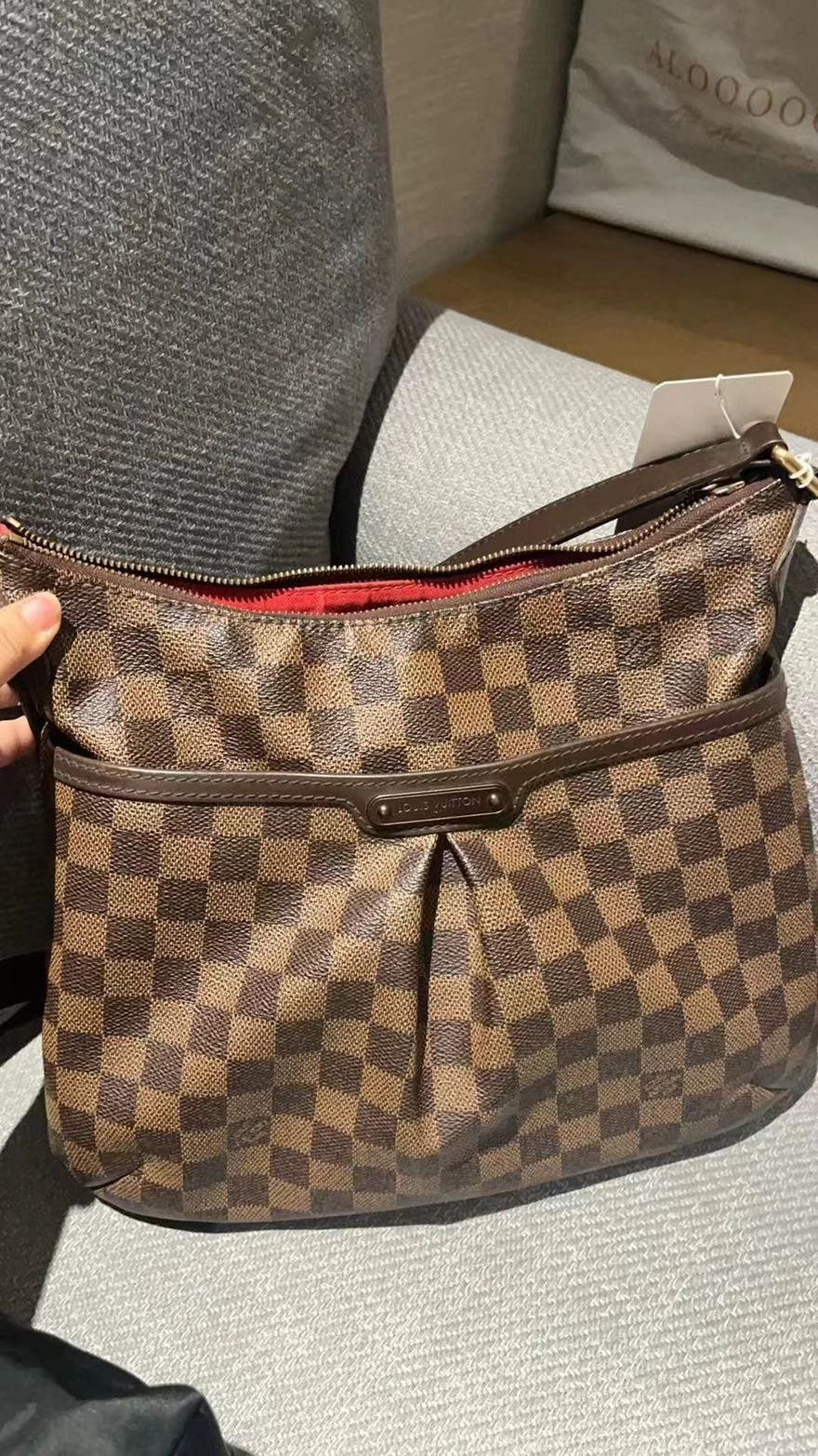 Louis Vuitton Damier Ebene Bloomsbury PM Brown Crossbody Bag | AlmaBagz
