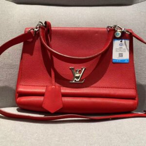 Louis Vuitton Capucines Red Leather Shoulder Bag | AlmaBagz