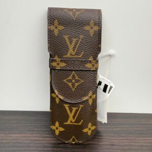 Louis Vuitton Monogram Preloved Pen Case Brown LB110043 | AlmaBagz