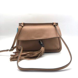 Gucci ZZ7005 Crossbody Bag in Tan Leather | AlmaBagz