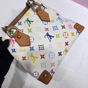 Louis Vuitton Monogram Multicolore White Tote Bag - Style and Elegance | AlmaBagz