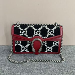 Gucci Dionysus Black Shoulder Bag - Preloved Designer Chain Bag | AlmaBagz