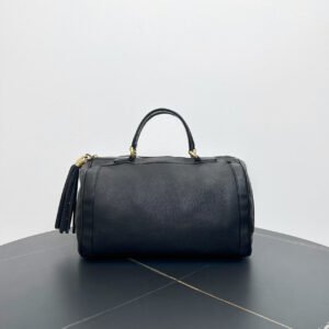 Gucci Preloved Black Leather Tote Bag | AlmaBagz